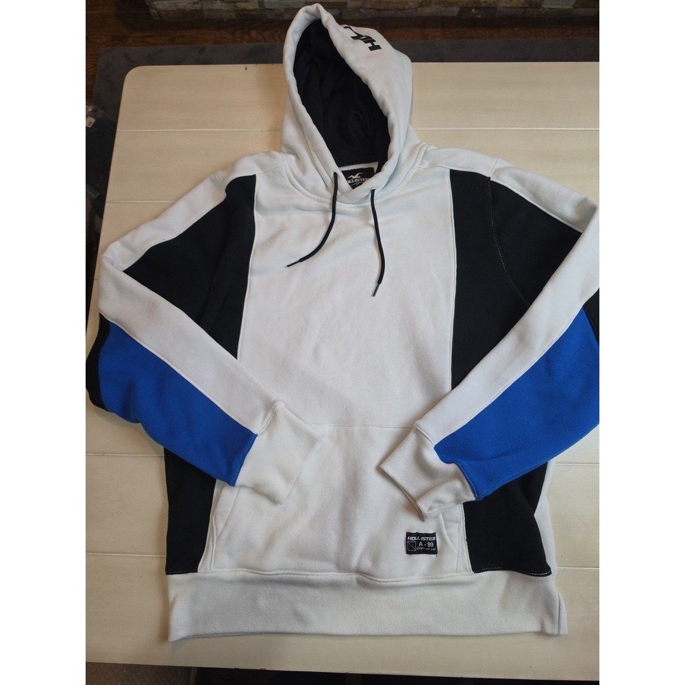 Hollister A-99 Color Block Hoodie Mens Size XL Pullover‎